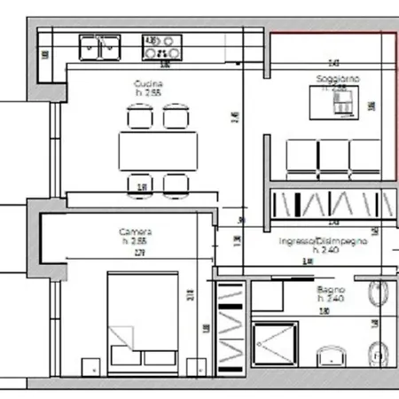 公寓 Bilocale I Cervi A Pochi Passi Dalle Piste Con Vista Mondole *
